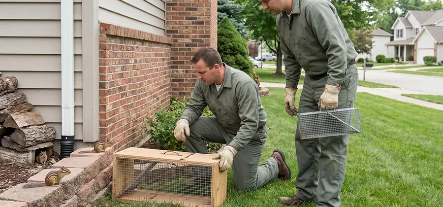 Remove Chipmunks From Yard in Peachtree Corners