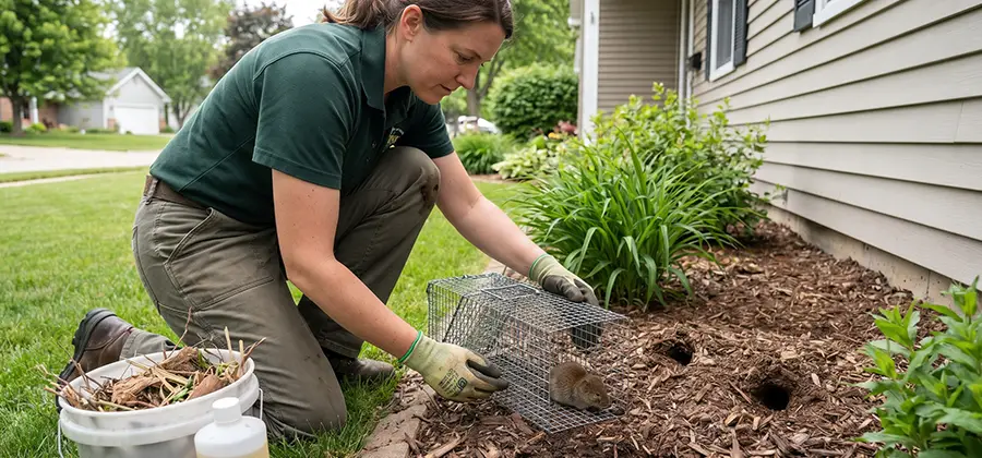 Organic Vole Control in Peachtree Corners